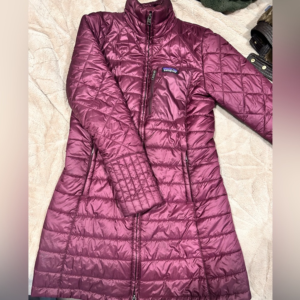 Patagonia long puffer jacket